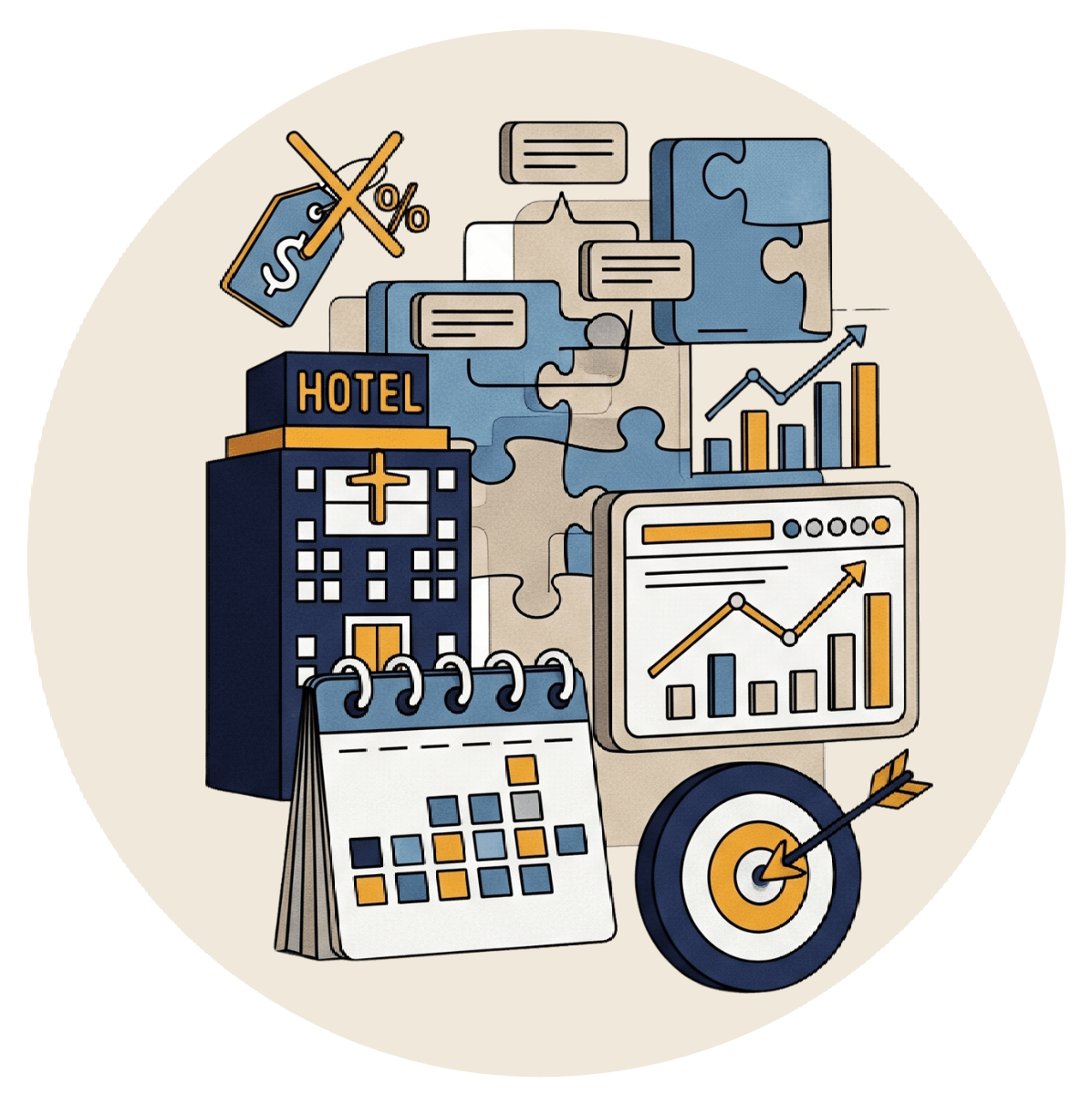 hotel marketing strategies  reflecting LOKAL’s planning-first method for direct bookings.