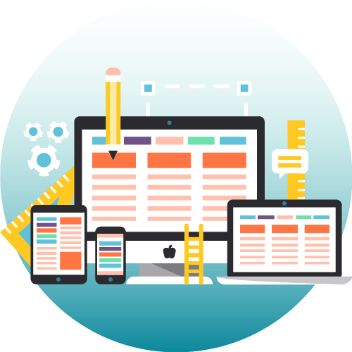 Illustration of looking up your business in search engines